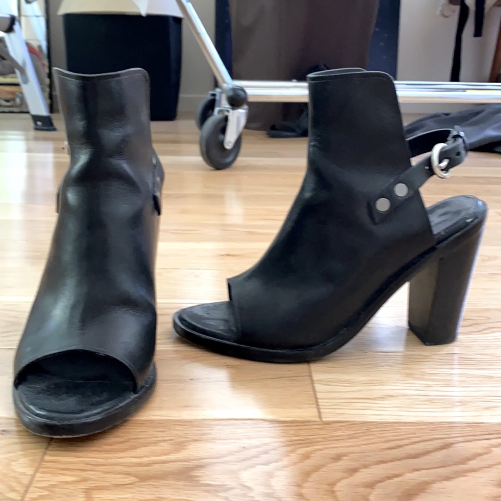Rag and Bone open toe ankle boots